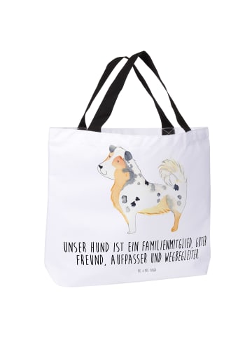 Mr. & Mrs. Panda Schultasche Hund Australien Shepherd mit Spruch in Weiß