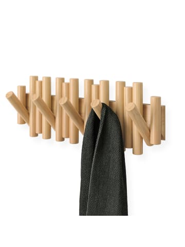 umbra Garderobenleiste Picket 38 x 17 x 4cm in hellbraun