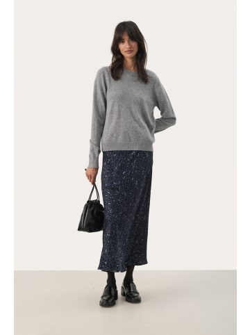 PART TWO Rock LaurinaPW Slim fit in Dark Navy Leopard Print