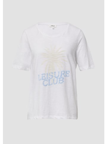 s.Oliver T-Shirt in 01D1_weiß