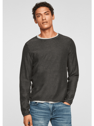 QS Pullover langarm in Grau