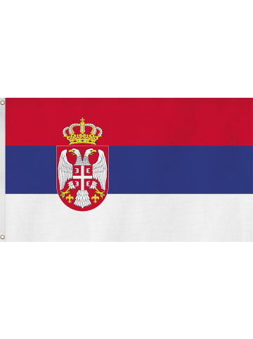 normani Fahne Länderflagge 90 cm x 150 cm in Serbien