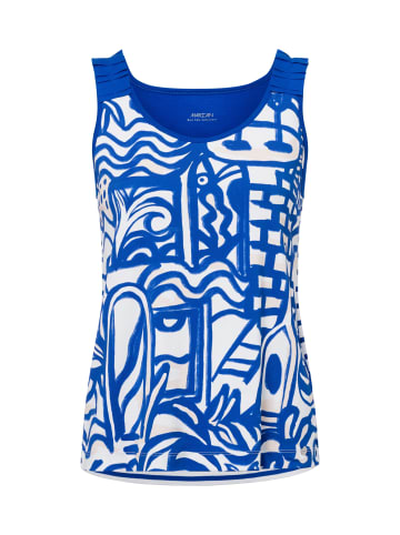 MARC CAIN COLLECTIONS Top in indigo weiß - 0001