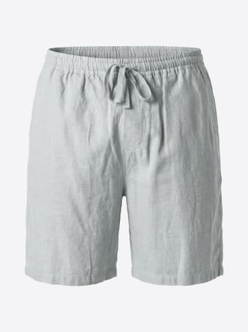 KOROSHI Herren leinen jogging shorts in grun