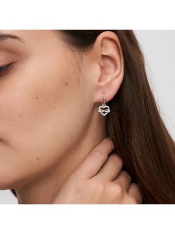 s.Oliver Creolen Infinity-Herz aus Silber in silber