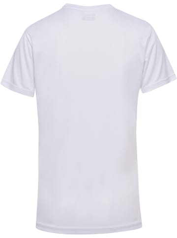 Hummel Hummel T-Shirt Hmlauthentic Multisport Damen Atmungsaktiv Schnelltrocknend in WHITE/TRUE RED
