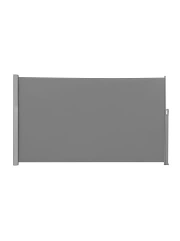 SONGMICS Seitenmarkise Sheld in Hellgrau - (B)400 x (H)180 cm