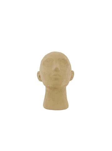 Present Time Ornament Face Art Up - Sand braun - 18,5x16x22,8cm