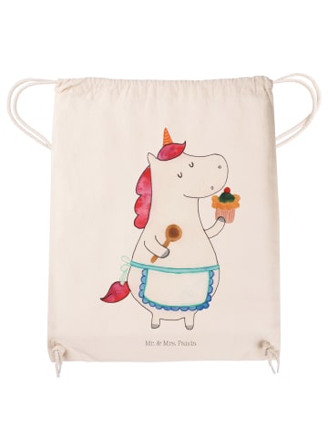 Mr. & Mrs. Panda gym tasche Einhorn Küche ohne Spruch in Creme