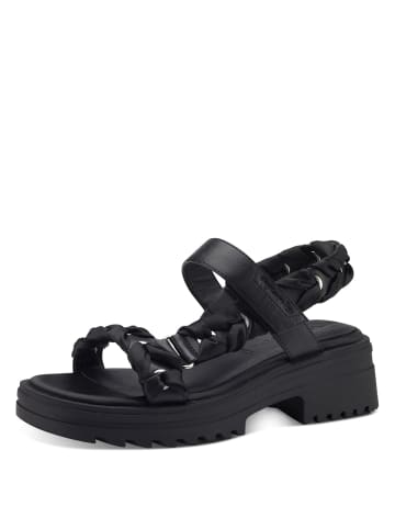 Tamaris Plateau Sandaletten in Schwarz