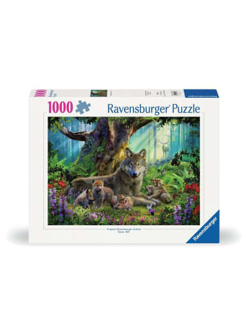 Ravensburger Ravensburger Puzzle 1.000 Teile Wölfe im Wald in bunt