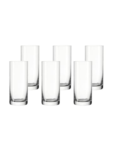 LEONARDO 6er Set Trinkgläser Easy+ 380 ml transparent in transparent