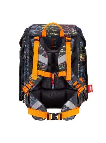 Scout Genius Exklusiv Safety Light Schulranzen-Set in Flames