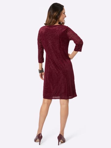 WITT WEIDEN Jersey-Kleid in bordeaux