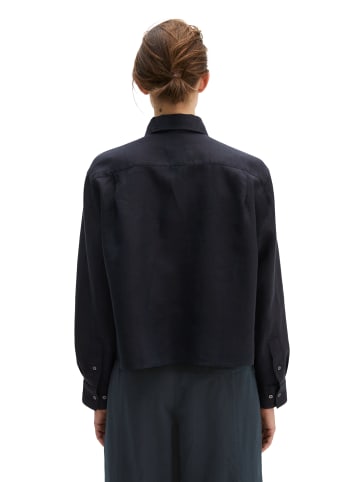 Marc O'Polo Leinenbluse regular in Deep Night Blue