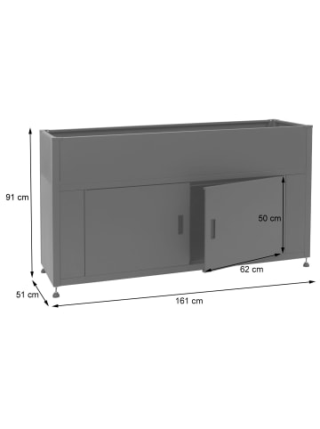 MCW Hochbeet O85, Anthrazit