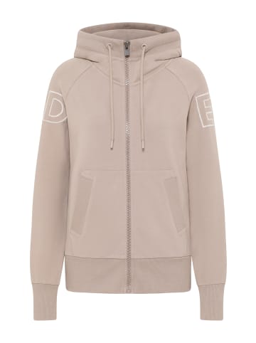 ELBSAND Zip-Jacke mit Kapuze Kaire in Silver Sand