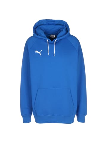 Puma Trainingskapuzenpullover Basketball Blank in blau / weiß