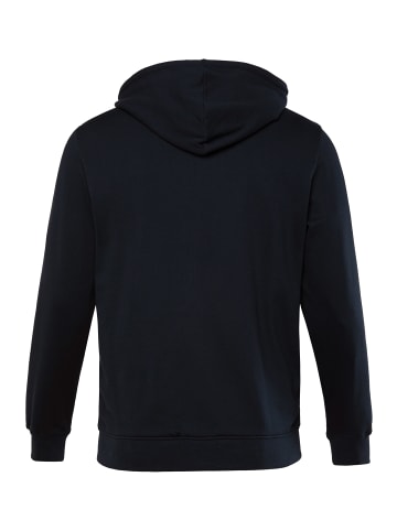 Men Plus Sweatjacke in navy blau