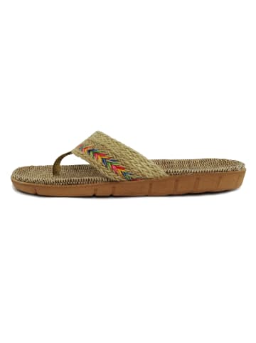 Brasileras Zehentrenner "Tren Hippie" in Beige