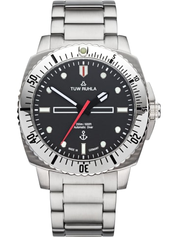 TUW Ruhla Uhr in Schwarz