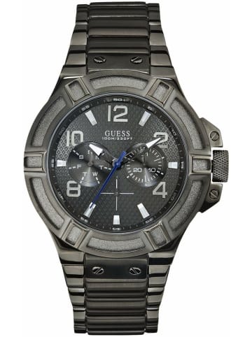 Guess Analoguhr für Herren in silber