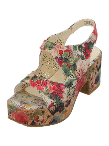 LAURA VITA Plateau-Sandaletten in Mehrfarbig