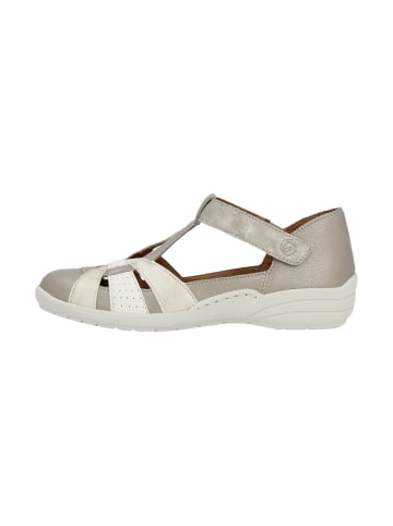 remonte Rock Leder Ballerinas Grau