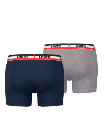 Levi´s BoxershortsLEVIS Men Sprtswr Logo Boxer 2Pin198 - Dress Blues