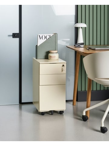 Beliani Büroschrank BOLSENA in Beige - (W) 30 x (H) 60 x (L) 45 cm