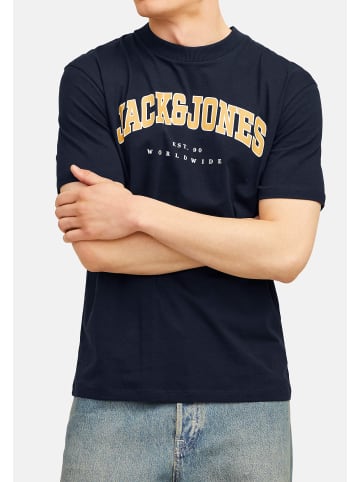 Jack & Jones T-Shirt Caleb Varsity in Navy blazer