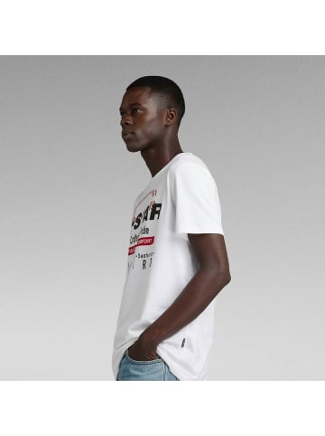 G-Star Raw STAR Old Skool Originals RT Tshirt in Weiß