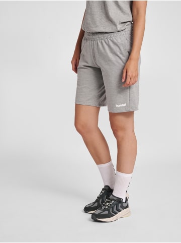Hummel Verstellbare Taille Kurze Hose Hmlgo Damen in GREY MELANGE