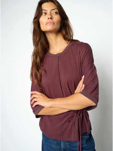 Mos Mosh T-Shirt MMJuana in aubergine