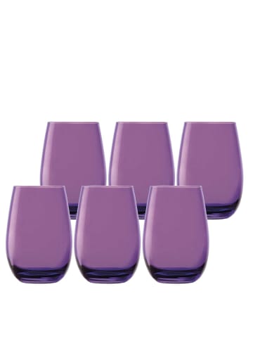 Stölzle 6er Set Becher Elements 465 ml in Lila