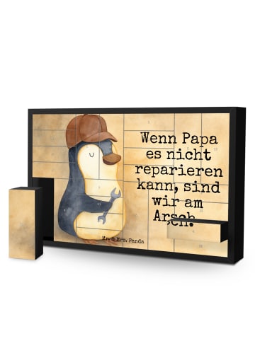 Mr. & Mrs. Panda Befüllbarer Adventskalender Wenn Papa es nicht ... in Weiß