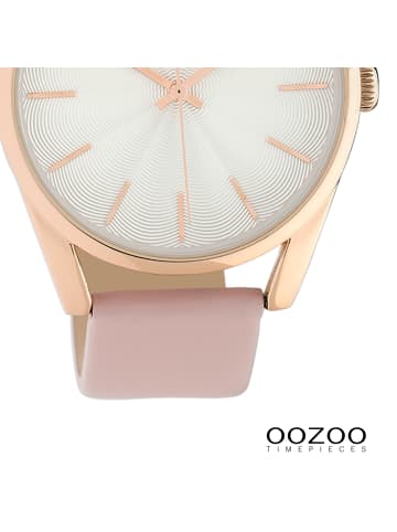 Oozoo Analog-Armbanduhr Oozoo Timepieces pink groß (ca. 45mm)