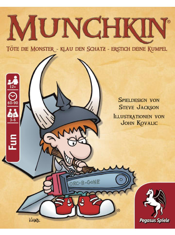 Pegasus Spiele Munchkin (Kartenspiel) | Töte die Monster - Klau den Schatz - Erstich deine...