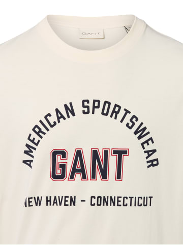 Gant T-Shirt in ecru