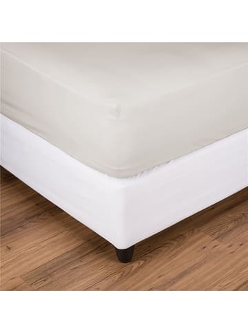NAUTICA HOME Nautica Home Jersey Spannbettlaken, 100x200 cm in Grau