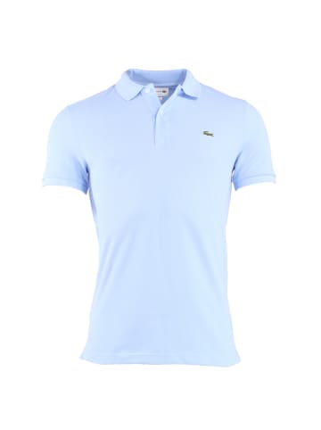 Lacoste halbarm Poloshirt Slim Fit in Azurblau