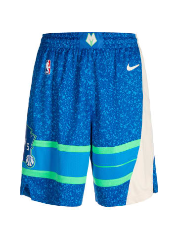 Nike Performance Shorts NBA Milwaukee Bucks Swingman in blau