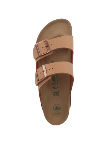 Birkenstock Sandale Arizona Birko-Flor Nubuk schmal in hellbraun