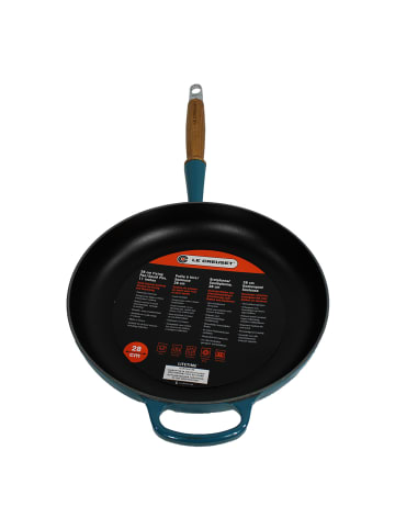 Le Creuset Bratpfanne Bratpfanne 28 cm in blau