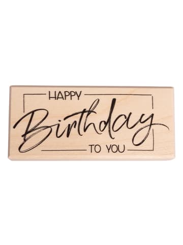 Rayher Stempel Happy Birthday to you in bunt