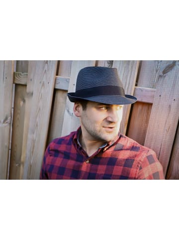 fiebig Strohhut in blau