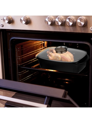 relaxdays Bräter in Schwarz