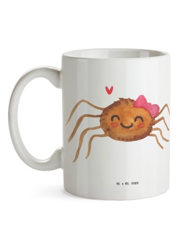 Mr. & Mrs. Panda Tasse Spinne Agathe Freude ohne Spruch in Weiß