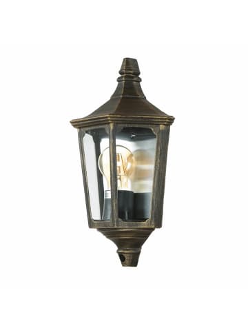 Licht-Erlebnisse Außen Wandlampe (B)19.8 x (H)35 cm in Gold Antik