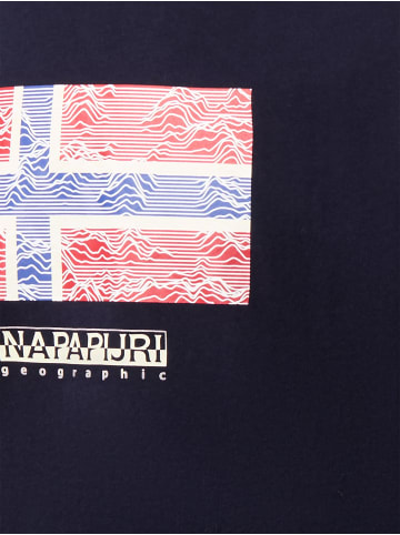 Napapijri T-Shirt Drapeau in marine